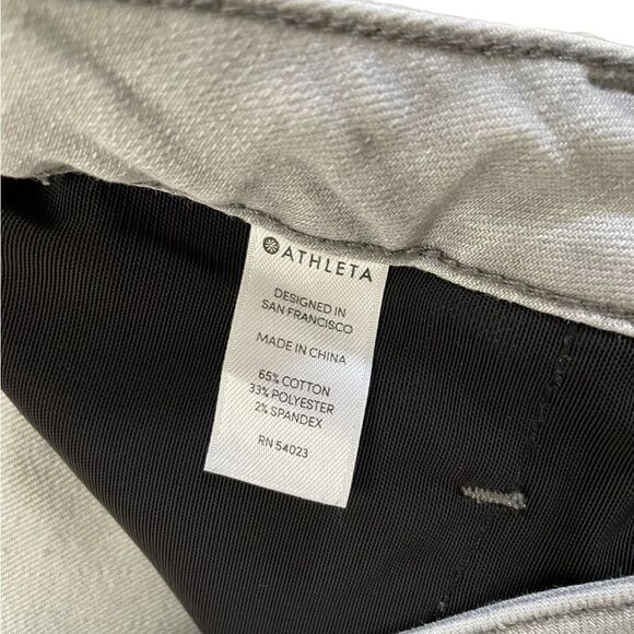 ATHLETA Sculptek Jeans Light Gray Size 6 - Picture 6 of 6